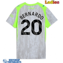 Manchester City Bernardo Silva #20 Replica Third Shirt Ladies 2025-26 Short Sleeve